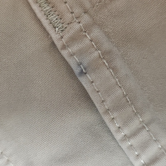 AG The graduate jeans pants straight leg relaxed zipper button beige tan 36 x 28 - Picture 4 of 12